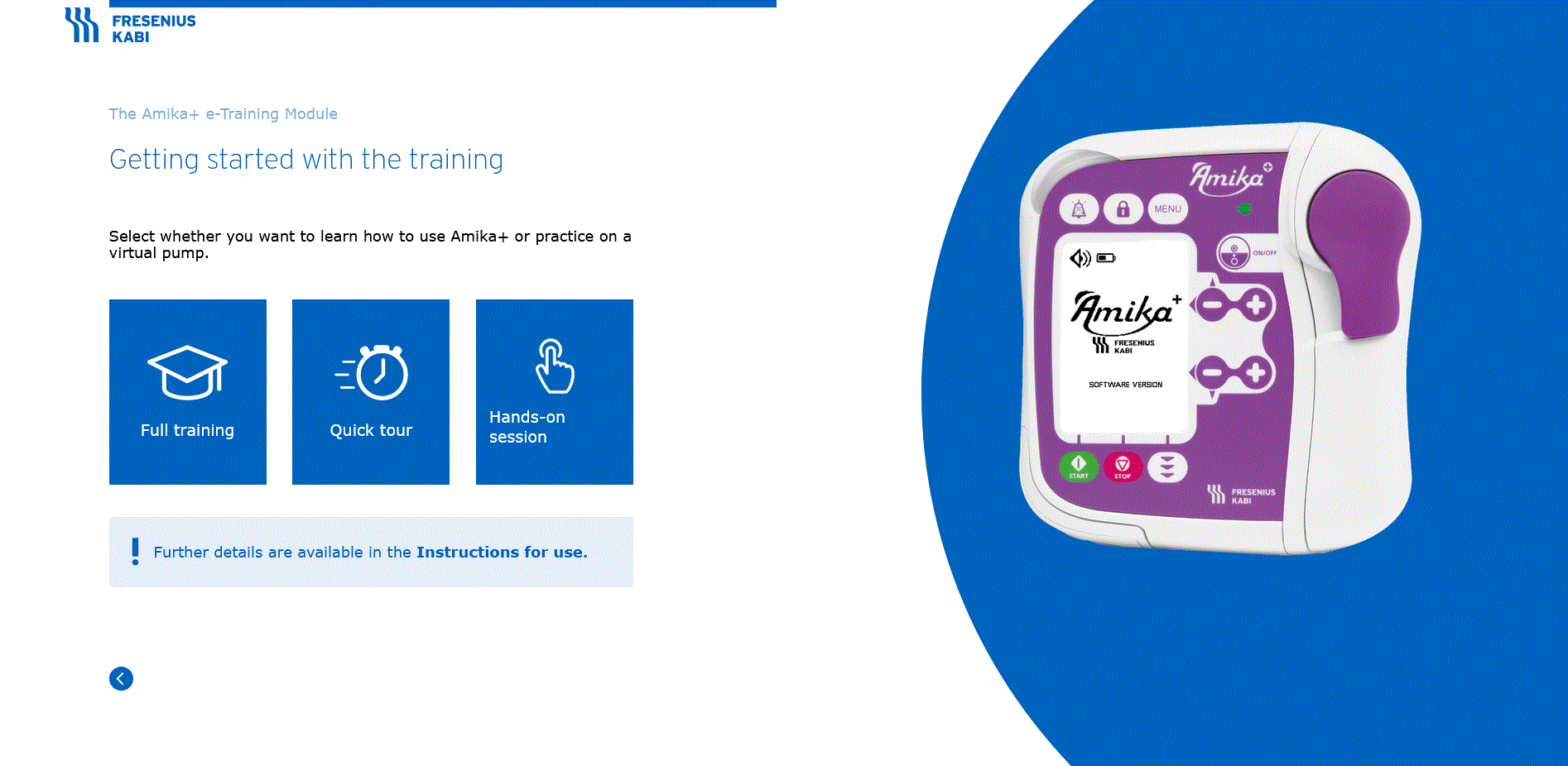 Amika+ interactive tool