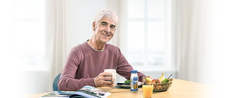 Man smiling
