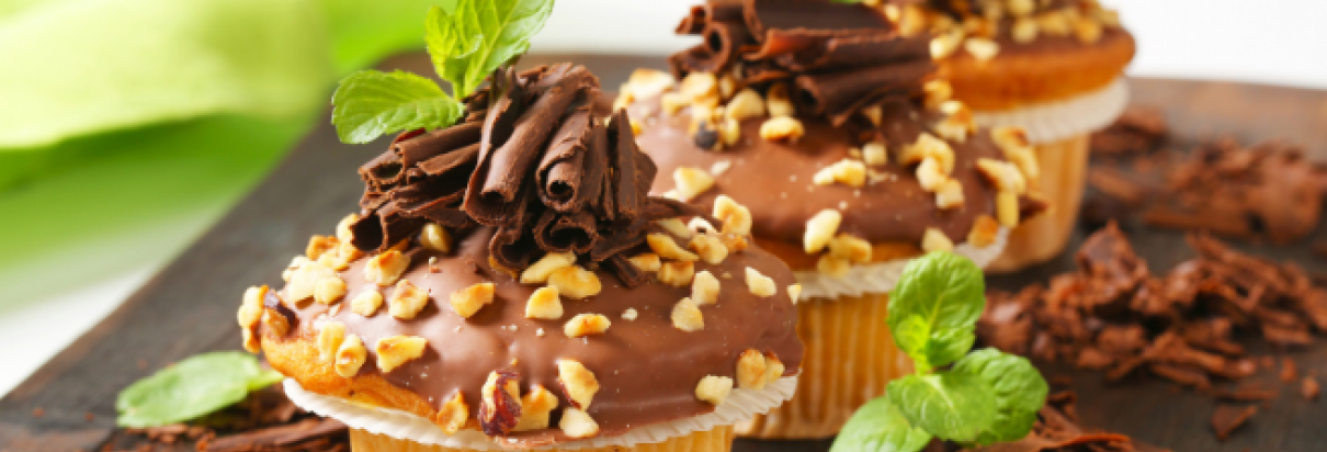 hazelnut muffins