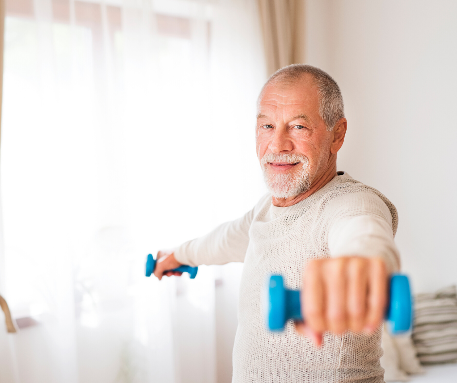 Man exercising