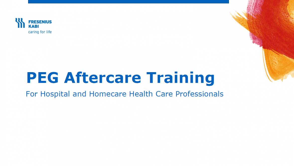 PEG Aftercare Training