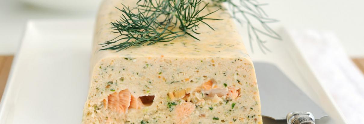 Salmon terrine