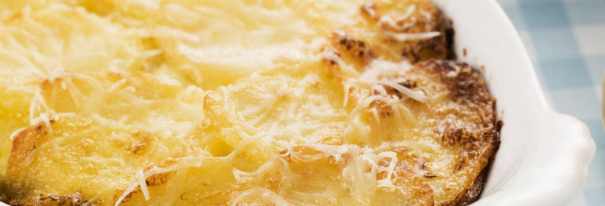 Creamy potato gratin