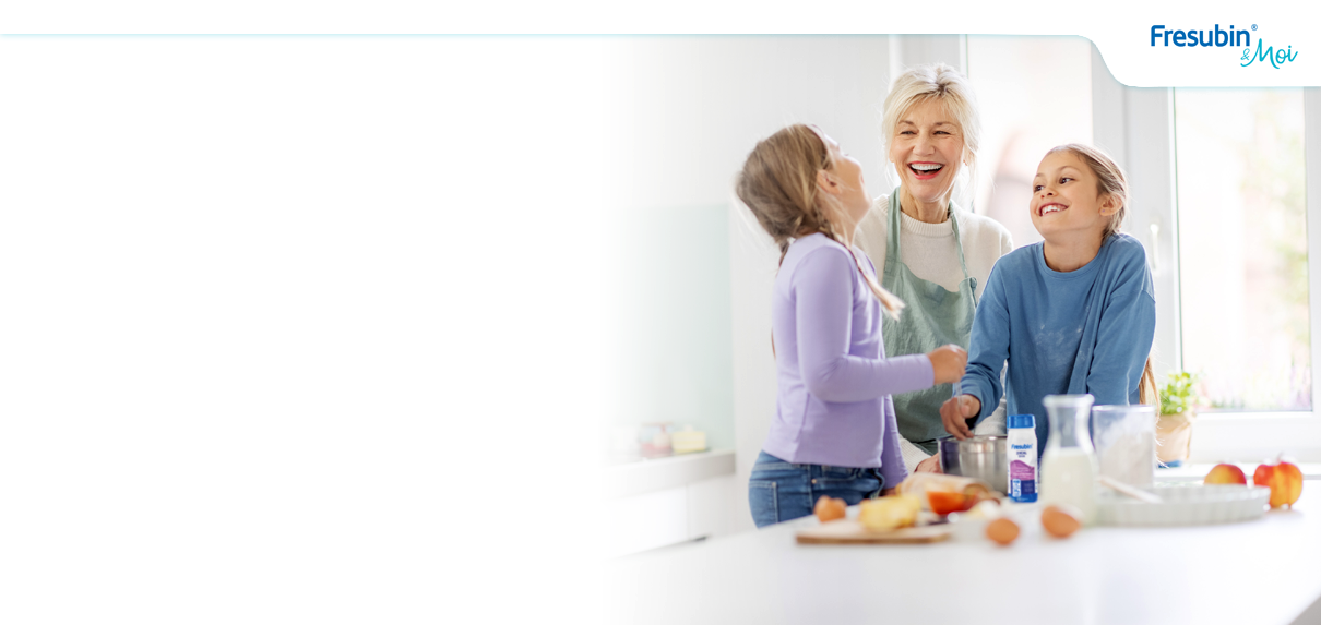 Family in kitchen