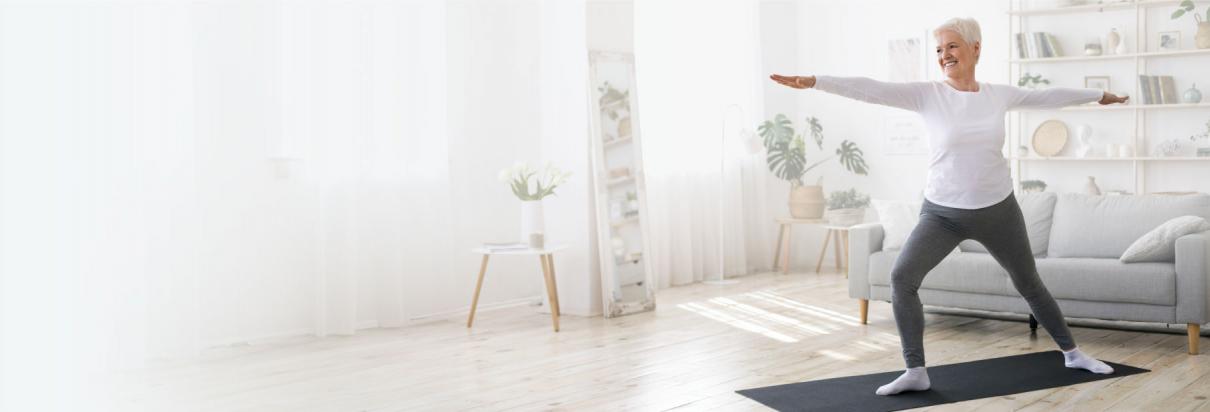 woman exercising