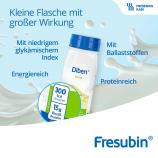 Diben Drink mit Angaben der Nährwerte - Der Diben Drink zeigt trotz kleiner Flasche eine große Wirkung: es ist energie- und proteinreich, hat Ballaststoffe und einen niedrigen glykämischen Index.