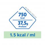 Fresubin Sondennahrung: Nährwerte Diben 1,5kcal HP pro Beutel(500 ml): 750 kcal, 37,5g Protein. 1.5 Kcal / ml.