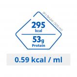 Fresubin Sondennahrung: Nährwerte Intestamin pro Beutel(500 ml): 295 kcal, 53g Protein. 0.59 kcal / ml.