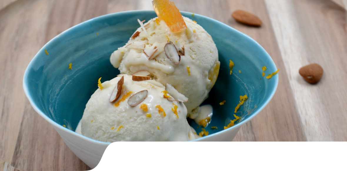 Glace dans l'esprit d'un calisson