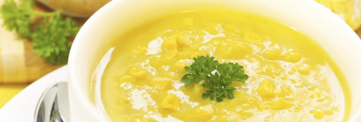 Creamy maize soup
