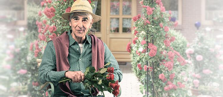 John in garden 