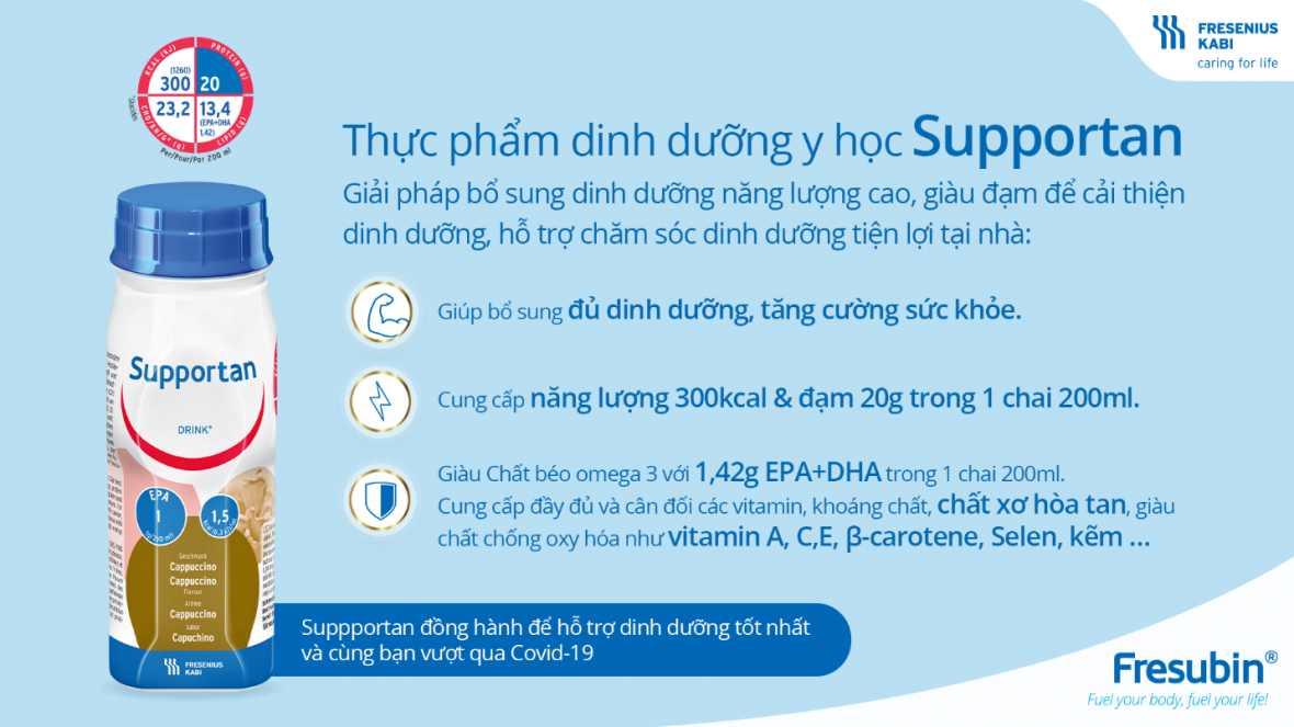 Thực phẩm dinh dưỡng y học Supportan